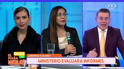 ¿REGRESO A CLASES? MINISTERIO EVALUARÁ INFORMES