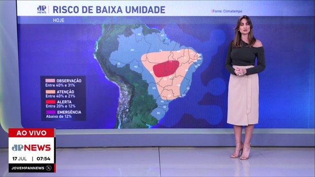 Região Sul em alerta para chuva e ventos fortes | Previsão do Tempo
