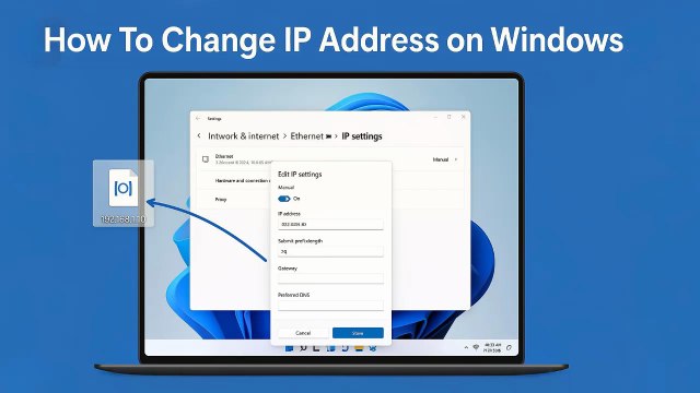 How to Change IP Address in Windows 11/10/8/7 – Easy Step-by-Step Tutorial (2025) ✅