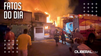 Incêndio atinge casas de 10 famílias durante a madrugada no Guamá
