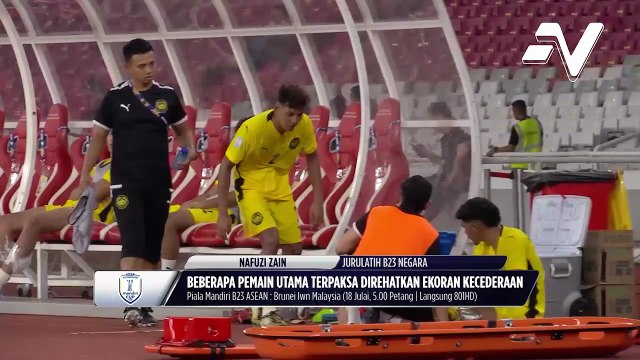 Nafuzi Zain terpaksa rehatkan beberapa pemain utama ekoran kecederaan
