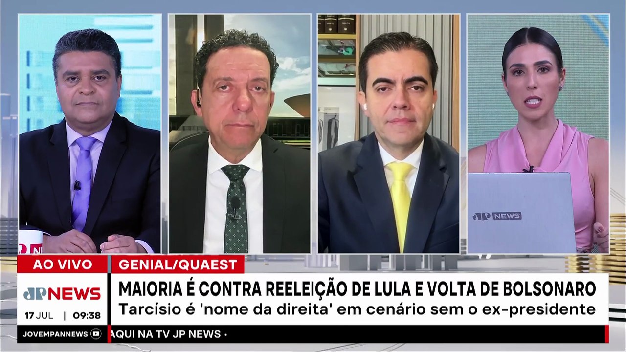 Genial/Quaest: Maioria dos brasileiros querem Lula e Bolsonaro fora da eleição de 2026