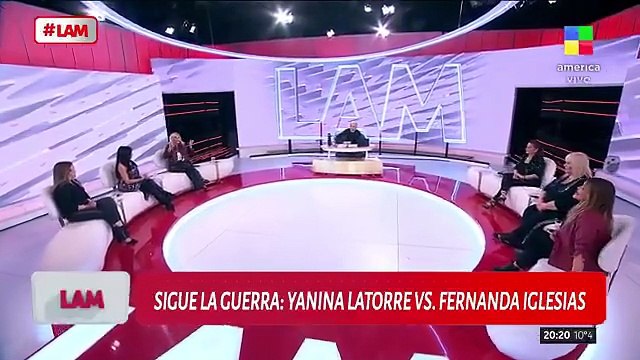 Nazarena Vélez defendió a Fernanda Iglesias y Yanina Latorre fue lapidaria con ella