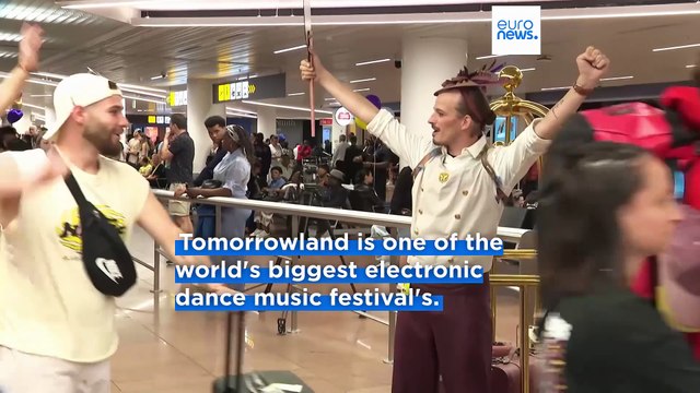 Festival campers arrive as Tomorrowland seeks answers after fire destroys main stage