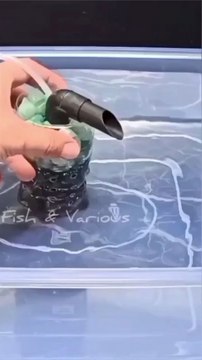 Filter for fish tank DIY | Aerator airlift filter DIY