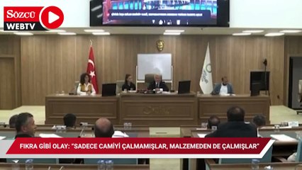 Fıkra gibi olay: “Sadece camiyi çalmamışlar, malzemeden de çalmışlar”