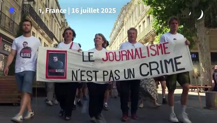 Avignon: marche pour Christophe Gleizes, journaliste emprisonné en Algérie