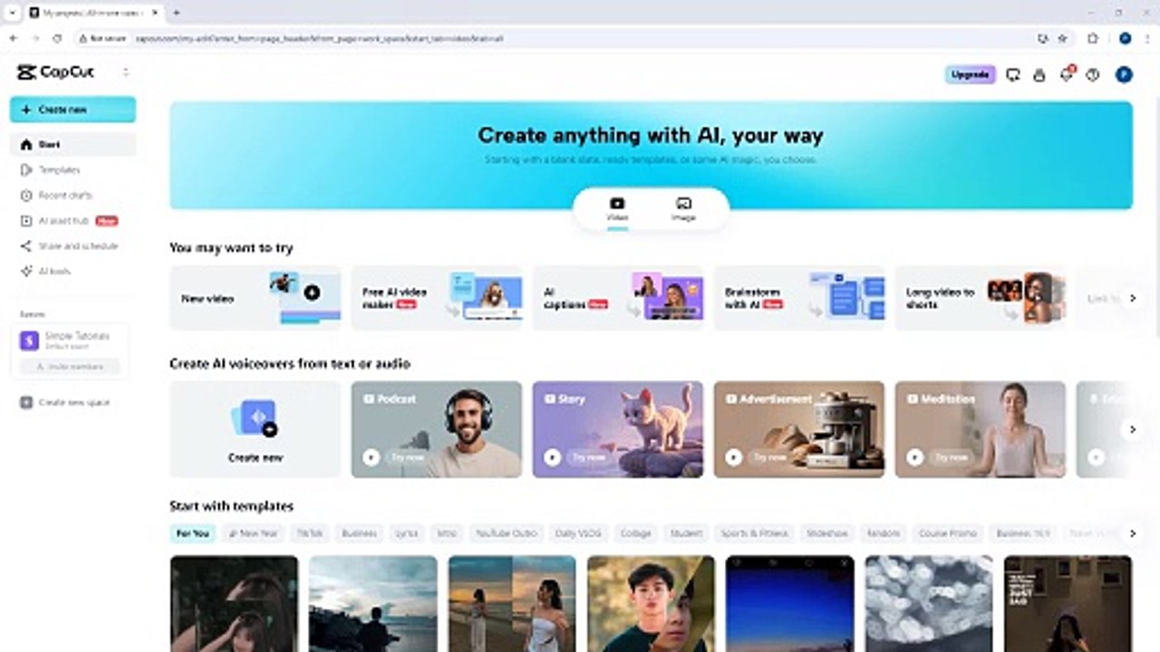 Capcut Web Editor 4 Renaming and Deleting Projects