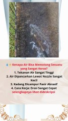 💧✨ Kenapa Air Bisa Memotong Sesuatu yang Sangat Keras