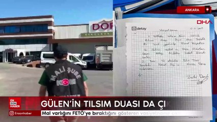 HAKMAR ve TATBAK'ın sahibinin tüm malını FETÖ'ye bıraktığı vasiyetnamesi bulundu
