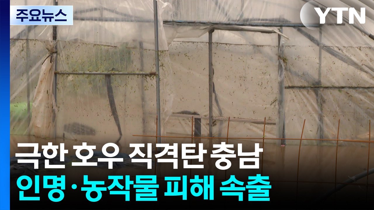 극한 호우 직격탄 충남...인명·농작물 피해 속출 / YTN