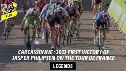 Legends - Carcassonne : 2022 first victory of Jasper Philipsen on the Tour de France