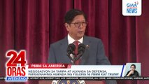 Negosasyon sa taripa at alyansa sa depensa, pangunahing agenda ng pulong ni PBBM kay Trump | 24 Oras Weekend