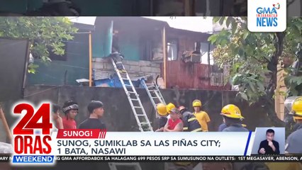 Sunog, sumiklab sa Las Piñas city; 1 bata, nasawi | 24 Oras Weekend