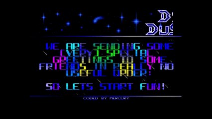 Amiga Cracktro Somewhere In Time by Byte Busters (1991)