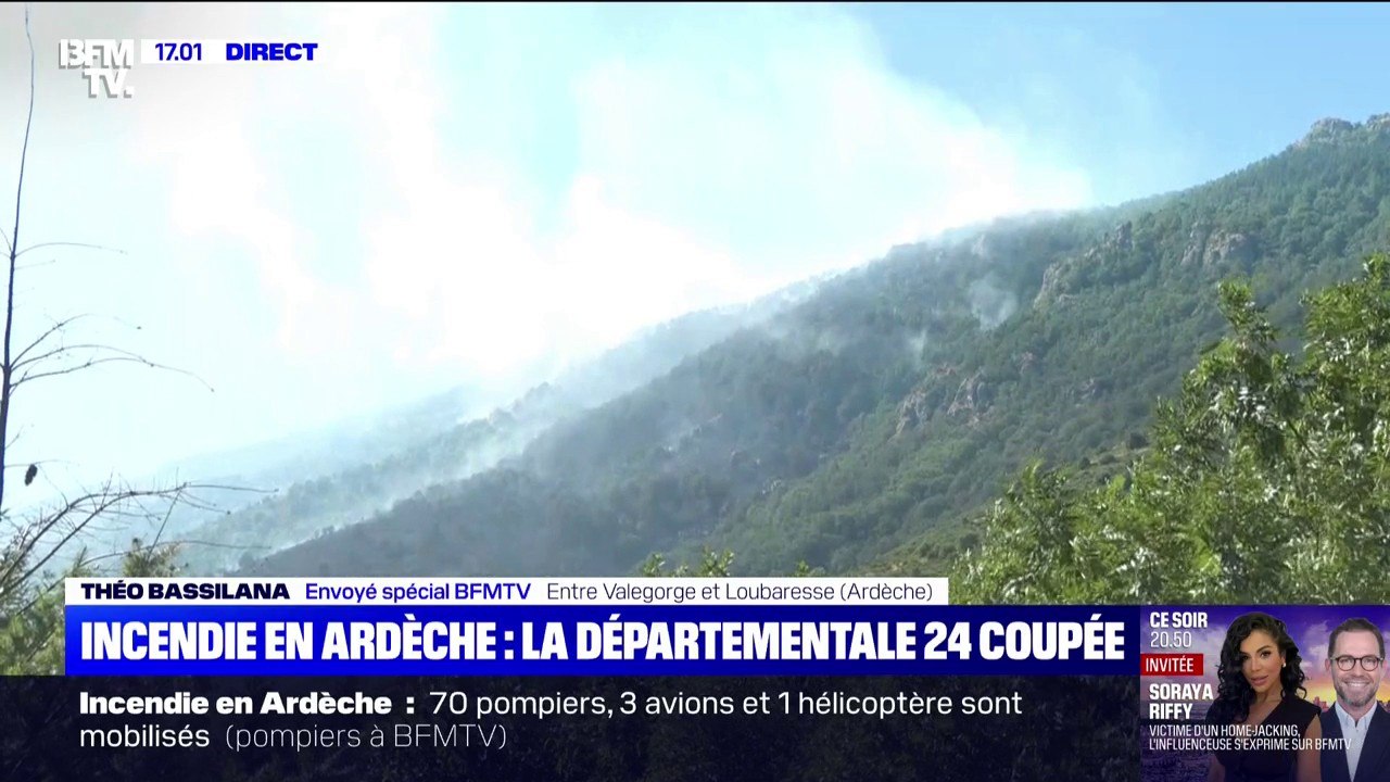 Incendie en Ardèche: 25 hectares de terres déjà brûlés