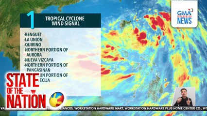 Bagyong Crising: Tropical Cyclone Wind Signals (As of July 17, 11PM) | SONA