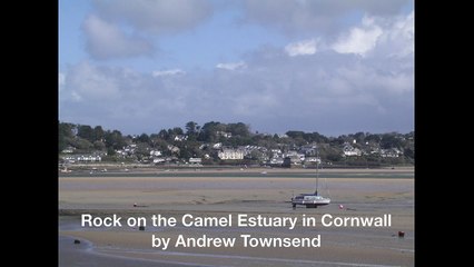 Rock on the Camel Estuary in Cornwall by Andrew Townsend