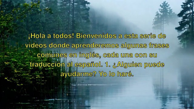 Frases Comunes en Ingles: Desde '¿Alguien puede ayudarme?' hasta 'Te amo'