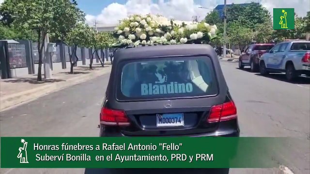 Honras fúnebres a Rafael Antonio -Fello- Suberví Bonilla en el Ayuntamiento, PRD y PRM