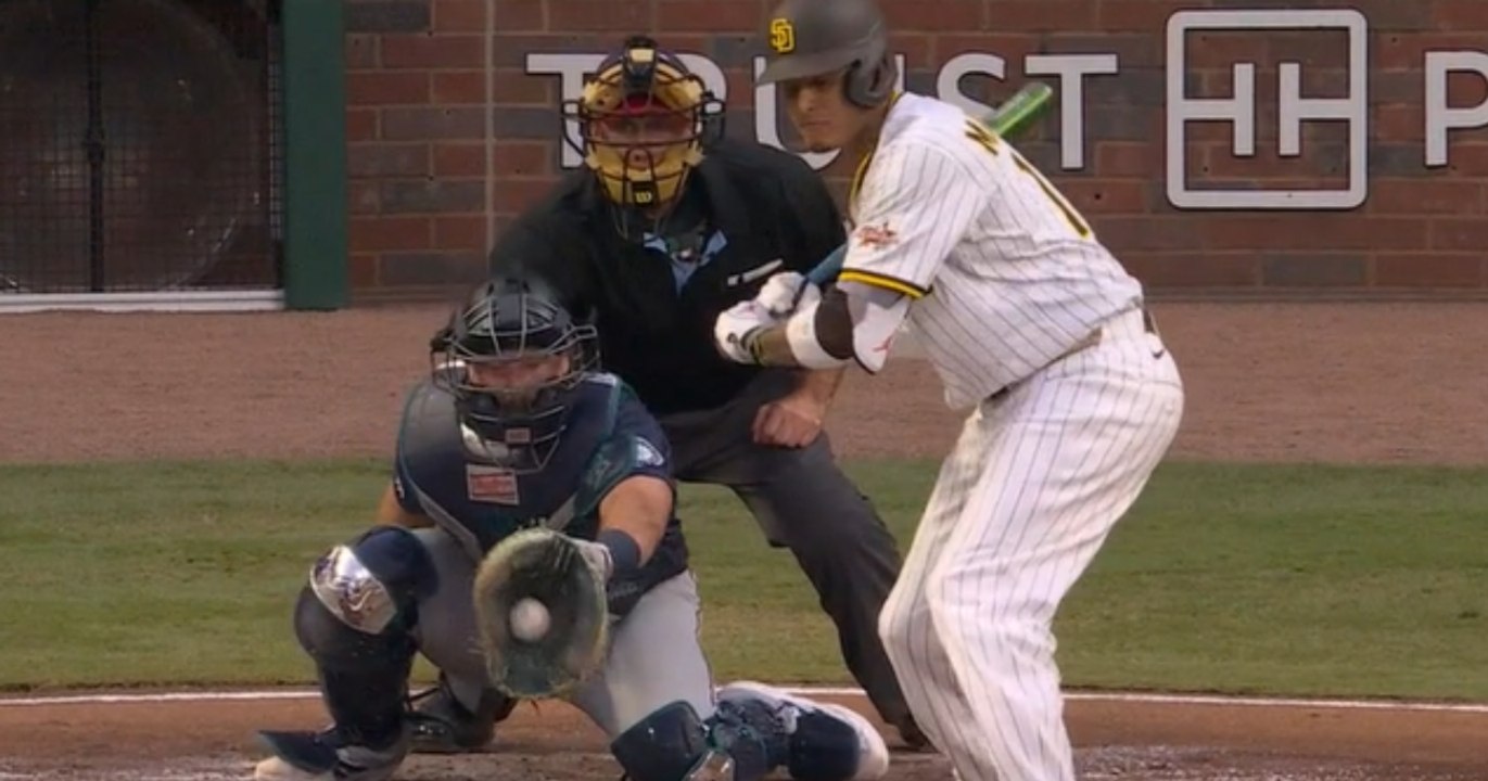 Manny Machado, el primer ponche por ABS