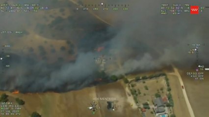 El incendio de Méntrida que se masca en Madrid