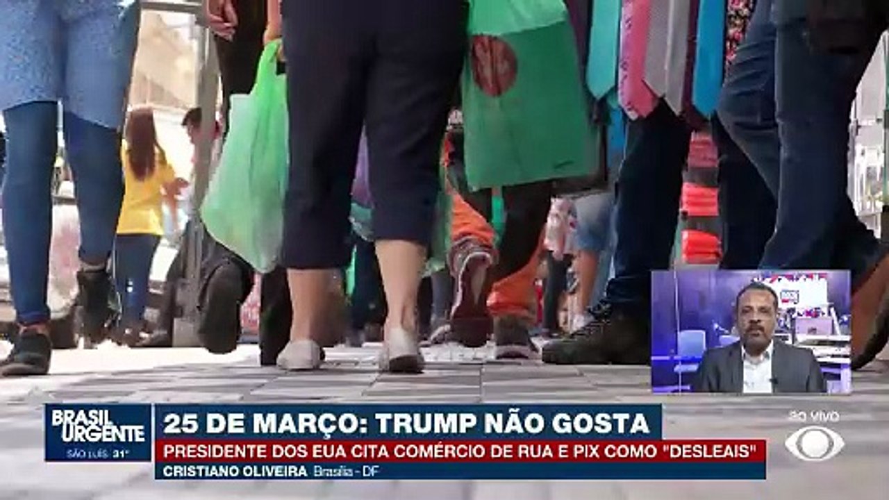 Documento de investigação comercial de Trump cita PIX e 25 de Março