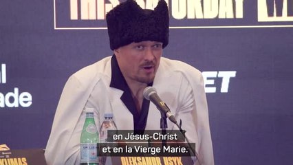 Poids lourds - Usyk : "Me battre pour les soldats qui protègent mon pays"