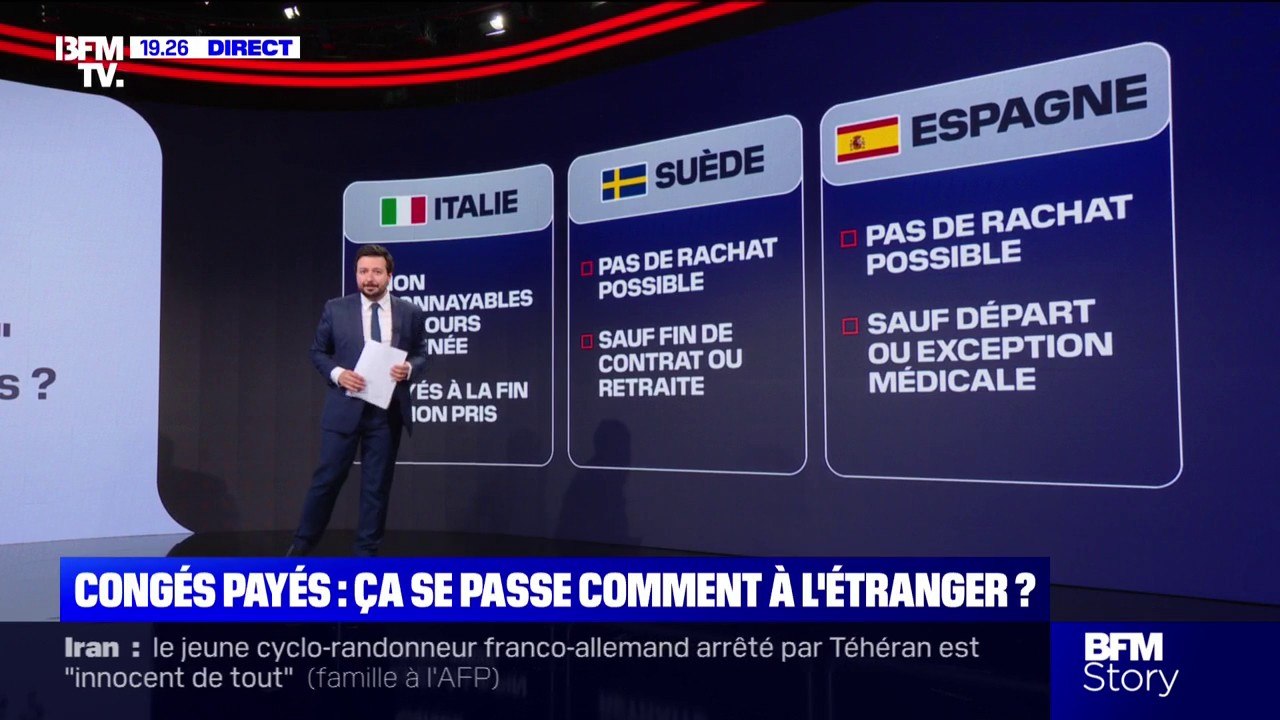 Allemagne, Japon, Suède...Quel est le nombre de congés payés à l'étranger?