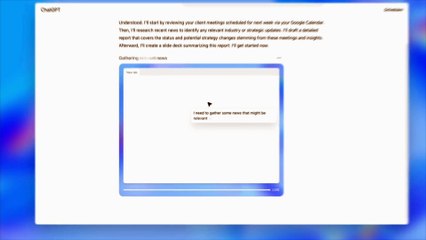 ChatGPT Agent en acción