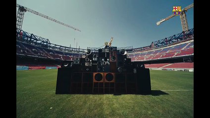 El vídeo promocional de Laporta en el nuevo Camp Nou