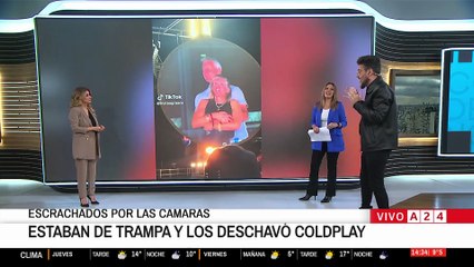 ESTABAN DE TRAMPA Y COLDPLAY LOS DESCHAVÓ: SALIERON EN LAS PANTALLAS EN PLENA "KISS CAM" 💋