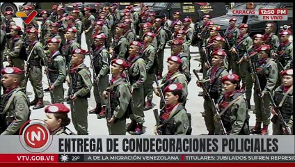 Caracas | Inicia entrega de dotación y condecoraciones policiales