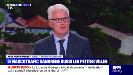 Narcotrafic: "En 30 ans, on a multiplié la saisine de cocaïne par 100", explique Alexandre Touzet, maire LR de Saint-Yon (Essonne)