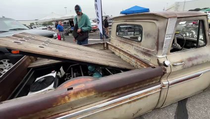 A Radical Wrong-Way ’64 Chevy C10 Truck | Long Beach Hi Performance Swap Meet