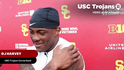 USC Trojans Cornerback DJ Harvey Discusses His Friendship with Khamari Terrell And How That Helped Him Make His Decision