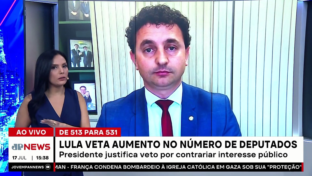 Lula veta aumento no número de deputados; deputado comenta | TEMPO REAL