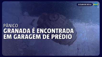 Granada é encontrada em garagem de prédio em BH