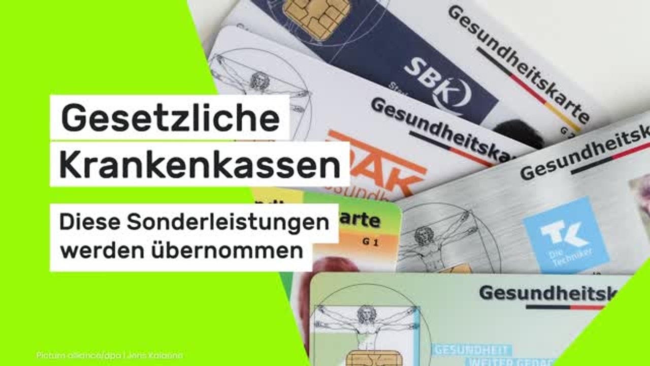 Diese Sonderleistungen zahlen die gesetzlichen Krankenkassen