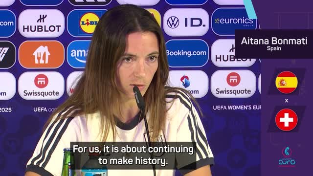 Bonmati aiming to create history with Spain at Euro 2025
