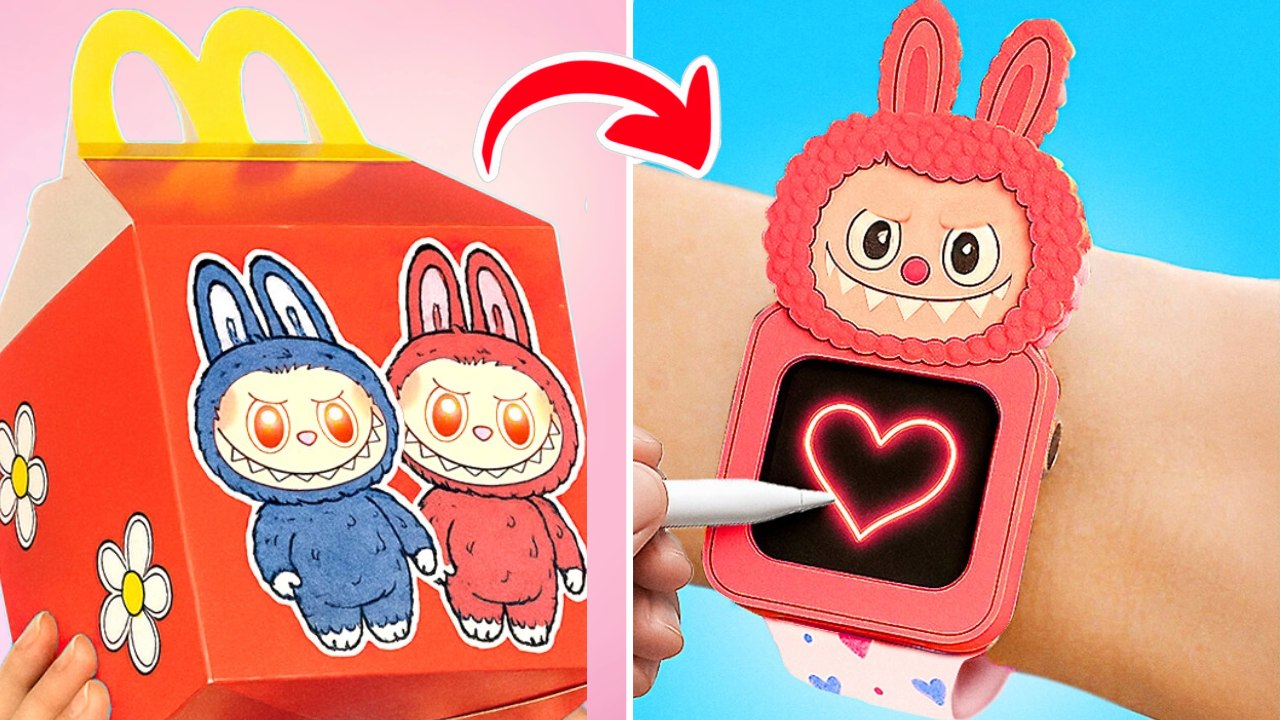 Fun DIY Labubu Paper Crafts! *Cute Gadgets vs Amazing Gamebook*