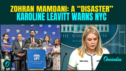 Karoline Leavitt DECLARES Zohran Mamdani’s NYC Mayoral Victory a “Disaster” — WH Full Statement