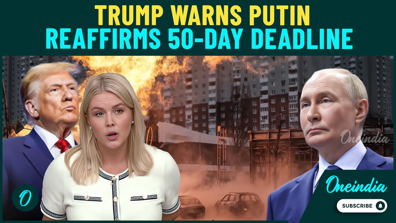 Trump Warns of VERY STEEP TARIFFS & Secondary Sanctions if Putin doesn’t end war in Ukraine 50 days