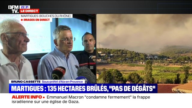 800 pompiers sont mobilisés pour maîtriser ce feu dans les meilleures conditions possibles , explique le sous-préfet d'Aix-en-Provence