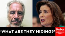 'What's The Cover-Up All About?': Kathy Hochul Demands Action On Epstein Files