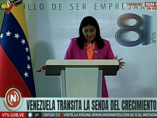 Vcpdta. Rodríguez aseguró que los alimentos y sector farmacéutico han tenido un gran crecimiento
