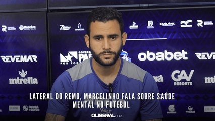 Lateral do Remo, Marcelinho fala sobre saúde mental no futebol