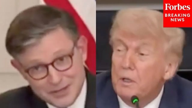 Karoline Leavitt Asked For Trump's Response To Speaker Johnson Calling For More Epstein Files Releases