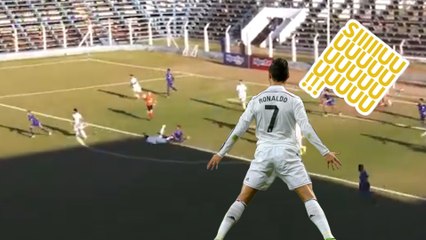 Brasil: Futbolista festeja como Cristiano Ronaldo y termina lesionado