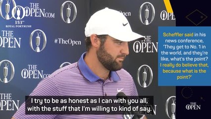 Scheffler 'trying to be honest' after bright start to Open